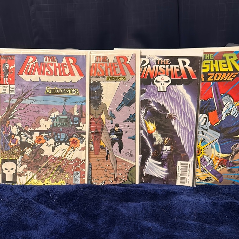 Marvel The Punisher Comic Book Set of 4